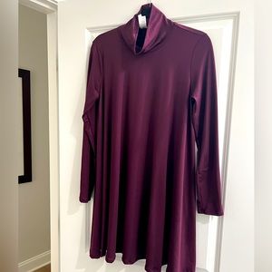Never worn dress, color is Like eggplant